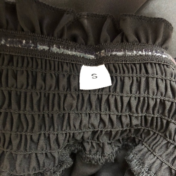 NEW Black Tiered Off-the-Shoulder Maxi Dress - Picture 7 of 7